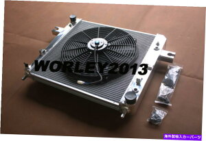 Radiator 2RAA~jEWG[^[ + Jeep Liberty KJ 3.7 V6 2002-2006 03 04 05̃t@ 2 core aluminum radiator + fan for Jeep Liberty KJ 3.7 V6 2002-2006 03 04 05