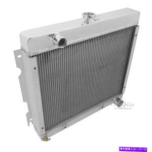 Radiator 1970 1971 1972v}X@Ag3񔎎mWG[^[A22 "ChRAX[ubN 1970 1971 1972 Plymouth Valiant 3 Row DR Radiator, 22" Wide Core Small Block