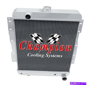Radiator 1958�N��3��̍��x�ȃ`�����s�I�����W�G�[�^�[�V�{���[�C���p��V8�G���W����CC1662 3 Row Advanced Champion Radiator for 1958 Chevrolet Impala V8 Engine #CC1662�y���s�A���i�z