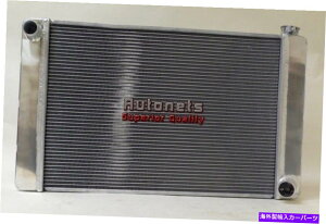 Radiator �V�{���[�X���[���r�b�O�u���b�N�A���~�j�E�����W�G�[�^�[29 x 19���j�o�[�T��SBC BBC�z�b�g���b�g���b�h Chevy Small Big Block Aluminum Radiator 29 X 19 Universal SBC BBC Hot Rat Rod�y���s�A���i�z