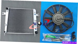 Radiator 2RAA~jEWG[^[ + Jeep Liberty KJ 3.7 V6 2002-2006 03 04 05̃t@ 2 core aluminum radiator + fan for Jeep Liberty KJ 3.7 V6 2002-2006 03 04 05