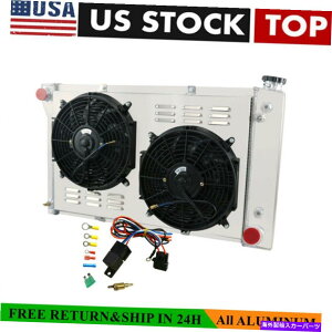 Radiator 3񃉃WG[^[ +VEht@ +[tBbg67?72V{[C/K C10 C20 C30sbNAbvxXg 3 Rows Radiator +Shroud Fan +Relay fit 67~72 Chevy C/K C10 C20 C30 Pickup Best