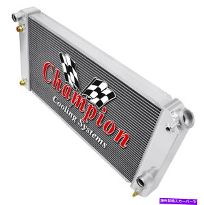 Radiator 1986�N����2005�N�̃V�{���[S10�V�{���[V8�ϊ���3 row���q�`�����s�I�����W�G�[�^�[ 3 Row Atomic Champion Radiator for 1986 - 2005 Chevrolet S10 Chevy V8 Conversion