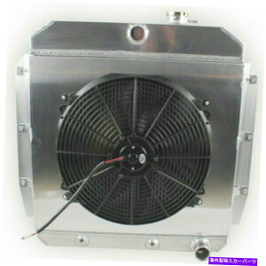 Radiator 1955-1959�V�{���[/GMC 100/150 C/K�g���b�N�s�b�N�A�b�vL6 V8 3ROW���W�G�[�^�[�V�����E�h�t�@�� Fits 1955-1959 Chevy/GMC 100/150 C/K Truck Pickup L6 V8 3Row Radiator Shroud Fan�y���s�A���i�z