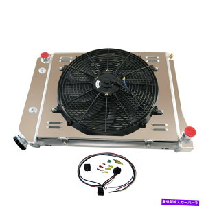 Radiator 68-73�V�{���[nova / 70-81�J�}���p��3��A���~�j�E�����W�G�[�^�[�V�����E�h�t�@���L�b�g 3-Row Aluminum Radiator Shroud Fan Kits For 68-73 Chevy Nova / 70-81 Camaro�y���s�A���i�z