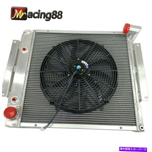 Radiator 3RAA~jEWG[^[tBbg71-80 International Harvester Scout II V8 +16 "t@ 3 Core Aluminum Radiator Fit 71-80 International Harvester Scout II V8 +16" Fan