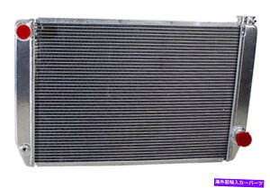 Radiator OtB1-25272-XV{[ /_bW[T[p̃A~jEjo[TtBbgWG[^[ Griffin 1-25272-X Aluminum Universal Fit Radiator for Chevy / Dodge Racer