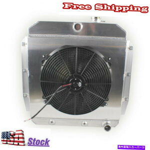 Radiator 3ROW���W�G�[�^�[���t�@��1955-1959 Chevy 3100 3200 3400 GMC 100 150�g���b�NV8 CC5559 3Row Radiator&Fan For 1955-1959 Chevy 3100 3200 3400 GMC 100 150 Truck V8 CC5559�y���s�A���i�z