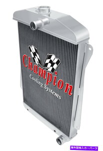 Radiator 1941�N�̃V�{���[�}�X�^�[85 V8�ϊ��̂��߂�3��̃N�C�[���`�����s�I�����W�G�[�^�[ 3 Row Queen Champion Radiator for 1941 Chevrolet Master 85 V8 Conversion