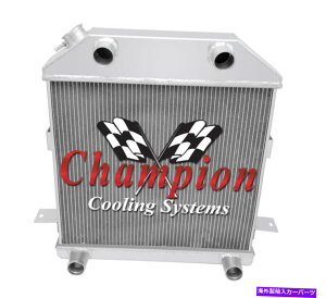Radiator 1939 1940 1941 Ford Deluxe Flathead\3WR`sIWG[^[ 3 Row WR Champion Radiator for 1939 1940 1941 Ford Deluxe Flathead Configuration