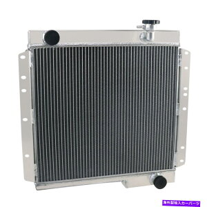 Radiator 1970-1980̃A~jE4񃉃WG[^[g^hN[U[FJ40 FJ45 L6 Aluminum 4 Rows Radiator For 1970-1980 Toyota Land Cruiser FJ40 FJ45 L6