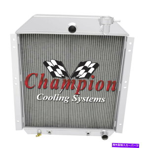 Radiator 1947N-1954 GMCplgbNL6GW3̃ptH[}X`sIWG[^[ 3 Row Performance Champion Radiator for 1947 - 1954 GMC Panel Truck L6 Engine