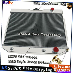 Radiator �V�{���[�C���p��/�J�v���X/�L���O�X�E�b�h59-62/biscayne/bel-air 63-65��4��̃��W�G�[�^�[ 4 ROW RADIATOR For Chevy Impala/Caprice/Kingswood 59-62/Biscayne/Bel-Air 63-65�y���s�A���i�z
