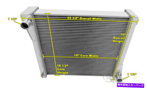 Radiator 1941ÑW[vEBX3̃ptH[}X`sIWG[^[ 3 Row Performance Champion Radiator for 1941 Jeep Willys
