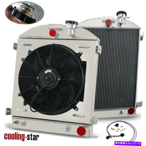 Radiator 3��A���~�j�E�����W�G�[�^�[�V�����E�h�t�@��1930 1931�t�H�[�h���f��A�O�����V�F���V�F�r�[v8 3-ROW ALUMINUM RADIATOR SHROUD FAN 1930 1931 FORD MODEL A GRILLE SHELLS CHEVY V8�y���s�A���i�z