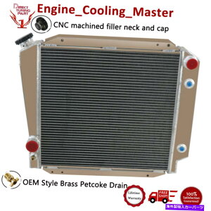 Radiator tH[huRJX^W[m[XhX|[c4̃ptH[}XWG[^[1966-77 4 ROW PERFORMANCE RADIATOR for FORD BRONCO CUSTOM RANGER NORTHLAND SPORT 1966-77