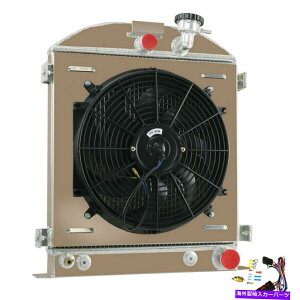 Radiator 3�񃉃W�G�[�^�[�V�����E�h�t�@�������[1930 1931 Ford Model A��Chevy V8 Swap 3 Row Radiator Shroud Fan Relay for 1930 1931 Ford Model A&Chevy V8 Swap�y���s�A���i�z