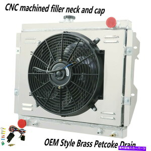 Radiator 3ROWA~jEWG[^[VEht@tBbg1984-1995g^sbNAbv / 4i[2.4L L4 3ROW ALUMINUM RADIATOR SHROUD FAN FIT 1984-1995 TOYOTA PICKUP / 4 RUNNER 2.4L L4