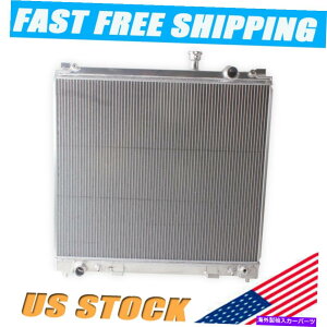 Radiator 04-10�C���t�B�j�e�BQX56/04-15���Y�^�C�^��/�A���}�_5.6L V8��3ROW�A���~�j�E�����W�G�[�^�[ 3Row Aluminum Radiator For 04-10 INFINITI QX56/04-15 Nissan Titan/Armada 5.6L V8