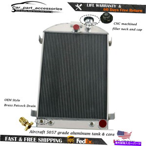 Radiator 1930-1938 37 36 35 34�t�H�[�h���f��A�V�{���[�G���W���O����/�V�F��3row���W�G�[�^�[ For 1930-1938 37 36 35 34 Ford Model A Chevy Engine Grille/Shells 3Row Radiator�y���s�A���i�z