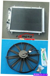 Radiator �����`�A�f���^HF Integrale 8V 16V EVO 2.0 Turbo Alu Radiator+ Fan 1987-1995�p FOR LANCIA DELTA HF INTEGRALE 8V 16V EVO 2.0 TURBO Alu Radiator+ FAN 1987-1995�y���s�A���i�z