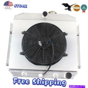 Radiator 3RowsWG[^[t@1955 1956 1957V{[xGAm}hL6A~jECC5056 3Rows Radiator&Fan For 1955 1956 1957 Chevrolet Bel Air Nomad L6 Aluminum CC5056