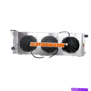 Radiator Jeep Cherokee Comanche 1991-01 3Row Aluminium Radiator + Fan ShroudSpawon AT SPAWON For Jeep Cherokee Comanche 1991-01 3Row Aluminum Radiator + Fan shroud