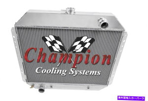 Radiator 1973-1976 FORD F�V���[�Y�g���b�N�I�[���A���~�j�E���`�����s�I����p3�R�A���W�G�[�^�[ 1973-1976 Ford F Series Truck All Aluminum Champion Cooling 3 Core Radiator�y���s�A���i�z