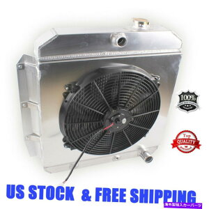 Radiator 3ROW���W�G�[�^�[�t�@��1955 1956 1957 1958 1959�V�{���[�s�b�N�A�b�v�g���b�NGMC V8 3Row Radiator Fan Shroud For 1955 1956 1957 1958 1959 Chevy Pickup Truck GMC V8�y���s�A���i�z