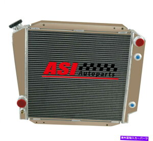 Radiator 1966-1977 1975 1967 1968 Ford Early Bronco V8��4��A���~�j�E�����W�G�[�^�[ 4 ROW ALUMINUM RADIATOR FOR 1966-1977 1975 1973 1967 1968 FORD EARLY BRONCO V8�y���s�A���i�z