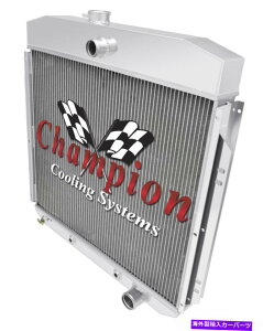 Radiator 3̃EGX^`sIWG[^[1957-1960 Ford F -100 Chevy Configuration 3 Row Western Champion Radiator for 1957 - 1960 Ford F-100 Chevy Configuration