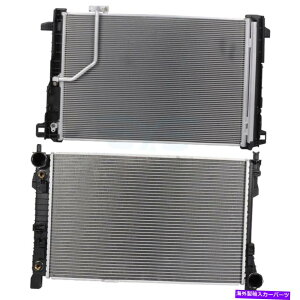 Radiator 2008-09�̃��W�G�[�^�[��AC�R���f���T�[��p�L�b�g�����Z�f�X�x���cC230 4MATIC/BASE V8 Radiator&AC Condenser Cooling Kit For 2008-09 Mercedes-Benz C230 4Matic/Base V8�y���s�A���i�z