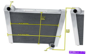 Radiator 1961�N��3��̍��x�ȃ`�����s�I�����W�G�[�^�[1962�V�{���[�R���x�b�gV8�G���W�� 3 Row Advanced Champion Radiator for 1961 1962 Chevrolet Corvette V8 Engine�y���s�A���i�z