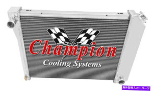 Radiator 3kr`sIWG[^[20 "1972-1981V{[J}i}jAgXj̃RA 3 Row KR Champion Radiator 20" Core for 1972 - 1981 Chevy Camaro (Manual Trans)