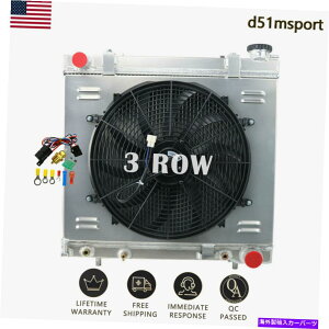 Radiator 3ROW���W�G�[�^�[+�V�����E�h�t�@��05-10�_�b�W�_�R�^/�O�H���C�_�[3.7L V8 4.7L 3Row Radiator+Shroud Fan For 05-10 Dodge Dakota/ Mitsubishi Raider 3.7L V8 4.7L