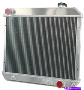 Radiator 1963-1966��4row���W�G�[�^�[�V�{���[�s�b�N�A�b�vC10 C20 C30 1961-1964�|���e�B�A�b�N�J�^���i 4Row Radiator for 1963-1966 Chevy Pickup C10 C20 C30 1961-1964 Pontiac Catalina�y���s�A���i�z