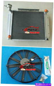 Radiator MG MGA 1500,1600�A1622�ADe Luxe Mt 1955-1962�J�X�^���A���~�j�E�����W�G�[�^�[ +�t�@���̏ꍇ FOR MG MGA 1500,1600, 1622, DE LUXE MT 1955-1962 CUSTOM ALUMINUM RADIATOR + FAN�y���s�A���i�z