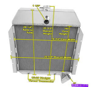 Radiator 1941�N����1949�N�̍��ۃg���b�N��CC4960��3��̍��x�ȃ`�����s�I�����W�G�[�^�[ 3 Row Advanced Champion Radiator for 1941 - 1949 International Trucks #CC4960�y���s�A���i�z