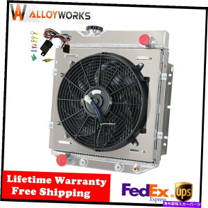 Radiator 3񃉃WG[^[VEht@T[X^bgtBbg60-66tH[h}X^O/Rbg/t@RXbv 3 Rows Radiator Shroud Fan Thermostat Fits 60-66 Ford Mustang/Comet/Falcon SWAP