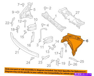 Radiator �����Z�f�XOEM 10-15 GLK350���W�G�[�^�[�T�|�[�g�T�C�h�p�l����2046200091 MERCEDES OEM 10-15 GLK350 Radiator Support-Side Panel Left 2046200091�y���s�A���i�z
