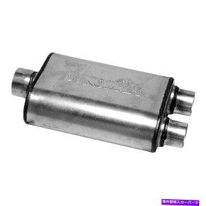 }t[ GMC K2500 88-89Egt[nڃXeX|̑ȉ~`̊DF̔rC}t[ For GMC K2500 88-89 Ultra Flo Welded Stainless Steel Oval Gray Exhaust Muffler