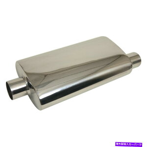 �}�t���[ �T�~�b�g���[�X630422-1�}�t���[�ȉ~�`2.25�C���Z���^�[�C�����b�g2.25�C���`�I�t�Z�b�g�A�E�g���b�g304 Summit Racing 630422-1 Muffler Oval 2.25in Center Inlet 2.25in Offset Outlet 304