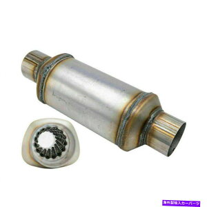 }t[ 3 ''GL][XgUXpCTCT[[XGL][Xg}t[400mm̒ 3'' Exhaust Resonator Spiral Silencer Race Exhaust Muffler 400mm Length