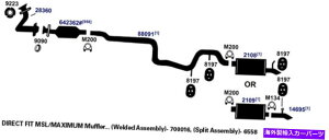}t[ 2006ÑJ[[t@[̔rC}t[ Exhaust Muffler for 2006 Lincoln Zephyr
