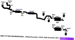 }t[ 7333-ADrC}t[tBbg2008-2010g^nC_[3.3L V6dC/KX 7333-AD Exhaust Muffler Fits 2008-2010 Toyota Highlander 3.3L V6 ELECTRIC/GAS DO
