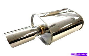 }t[ }LV}CU[XeX|jo[T}t[~[|bVz_VrbNAR[h Maximizer Stainless Steel Universal Muffler Mirror Polish For Honda Civic Accord