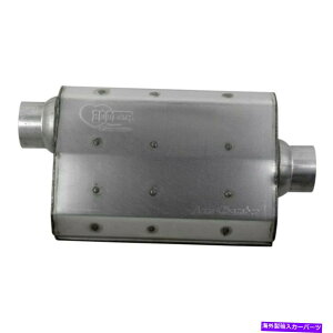 �}�t���[ �r�C�}�t���[�G�A���`�����o�[�A���~�_�X�`�[���I�[�o���O���[�G�L�]�[�X�g�}�t���[2.25  Exhaust Muffler Aero Chamber Aluminized Steel Oval Gray Exhaust Muffler 2.25�y���s�A���i�z