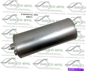 �}�t���[ Davico MFG 498571 97-05�N���V�b�N�J�g���X�}���u�p�_�C���N�g�t�B�b�g�}�t���[ Davico Mfg 498571 Direct fit Muffler For 97-05 Classic Cutlass Malibu�y���s�A���i�z