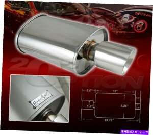 }t[ dǂ̃Xg`bv}t[ȉ~`XpbN^NNTX}c_|bV DOUBLE-WALL SLANT TIP MUFFLER OVAL SPUN-LOCK TANK FOR LEXUS MAZDA POLISHED