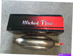 �}�t���[ 100���{���̎׈��ȃt���[kamikaze�����\�}�t���[-2.25 -km -225 100% Authentic Wicked Flow Kamikaze High Performance Muffler - 2.25 - KM-225�y���s�A���i�z